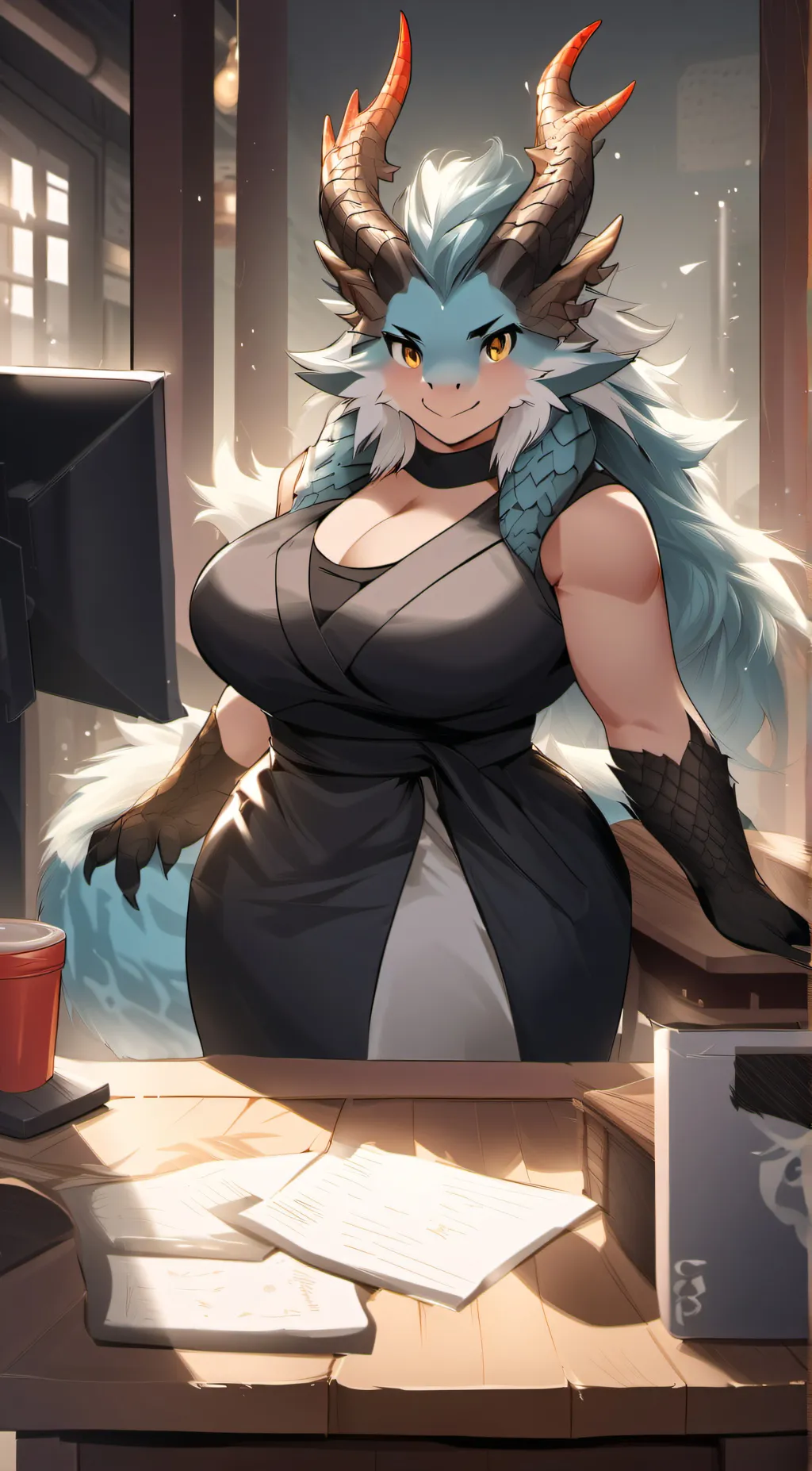 ai character: Diana  background