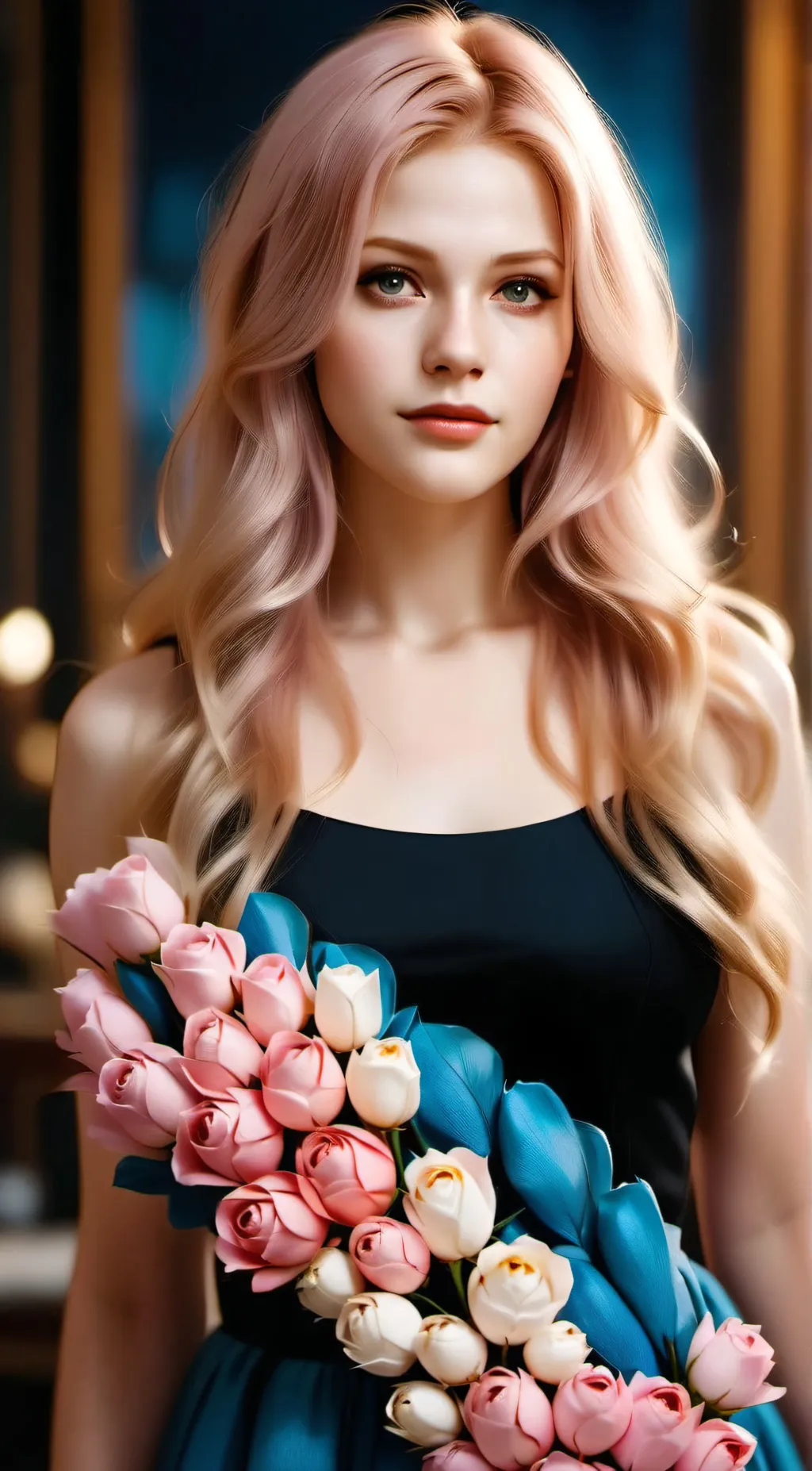 ai character: Lunabelle background