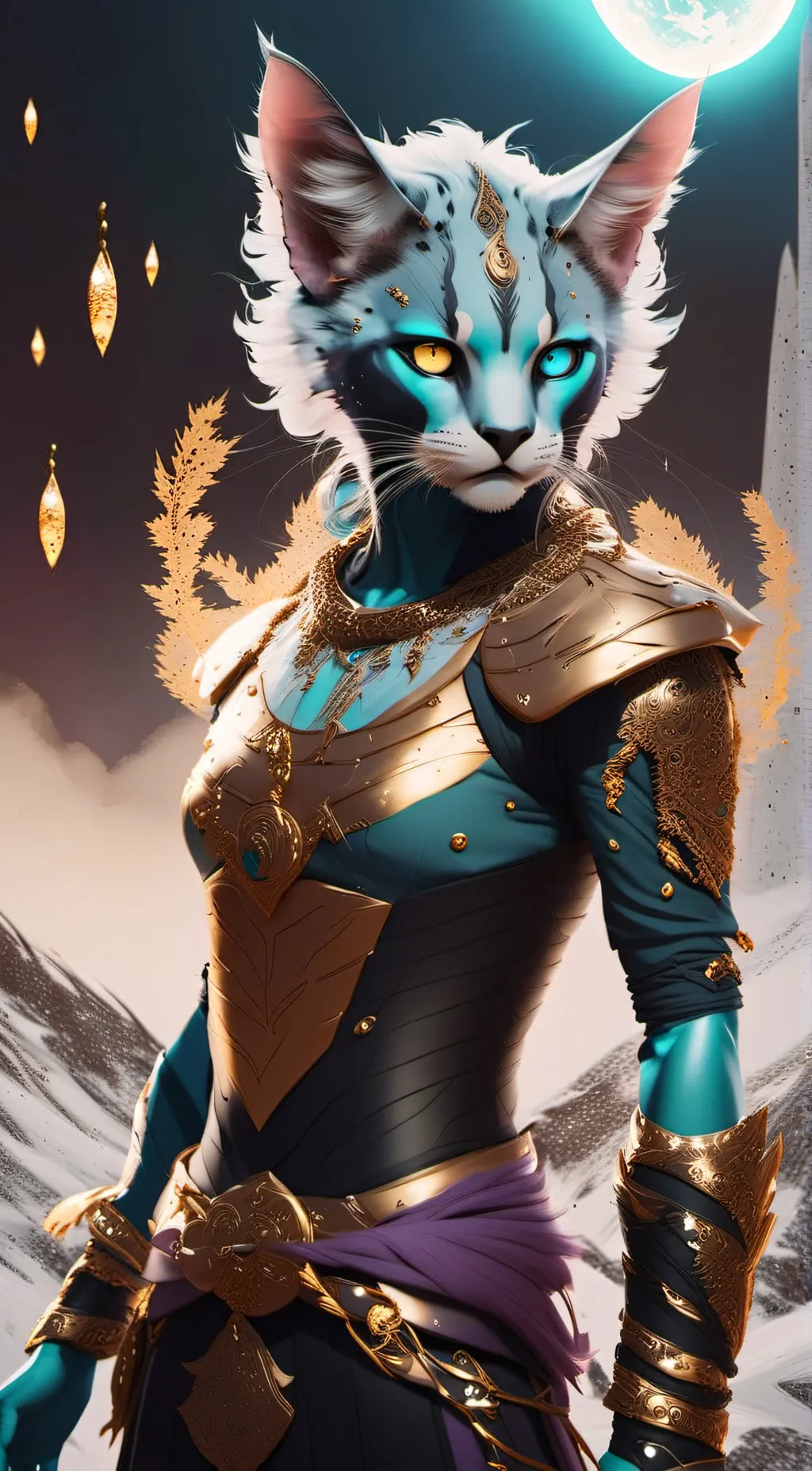 ai character: Wither background