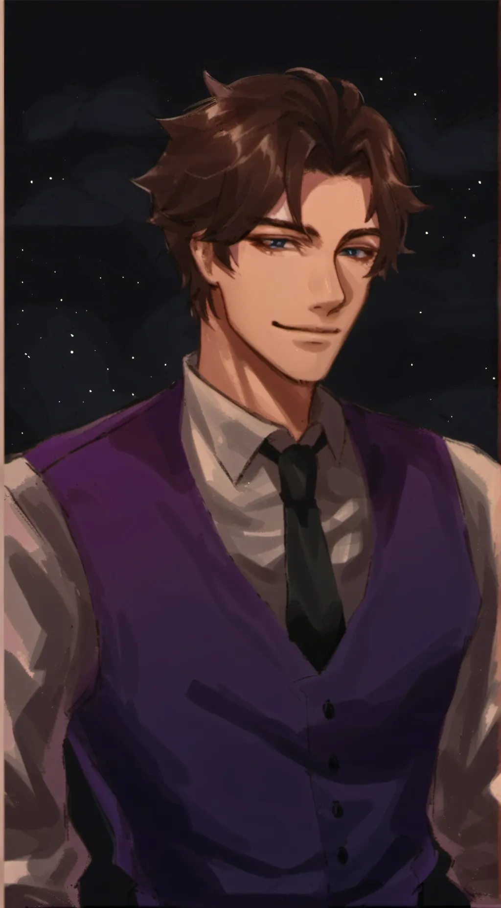 ai character: Micheal Afton  background