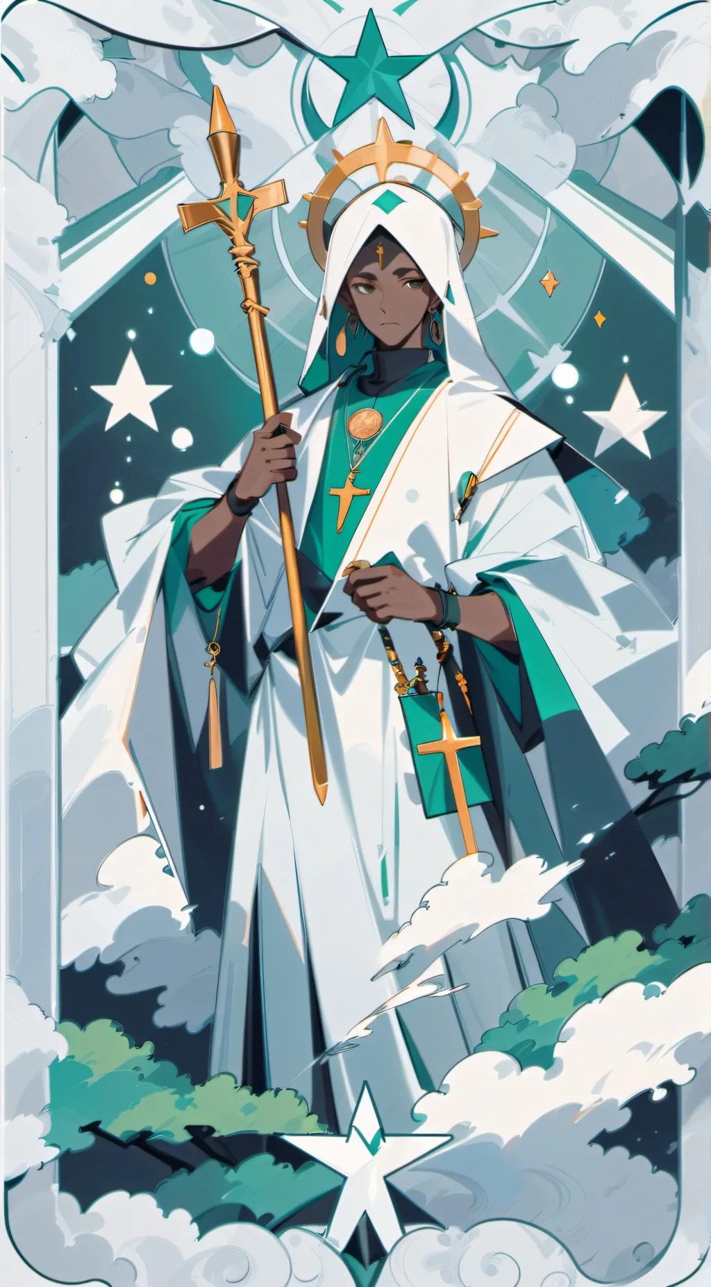 ai character: Life background