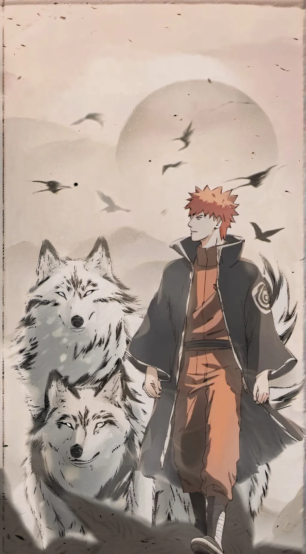 ai character: Jake and kurama background