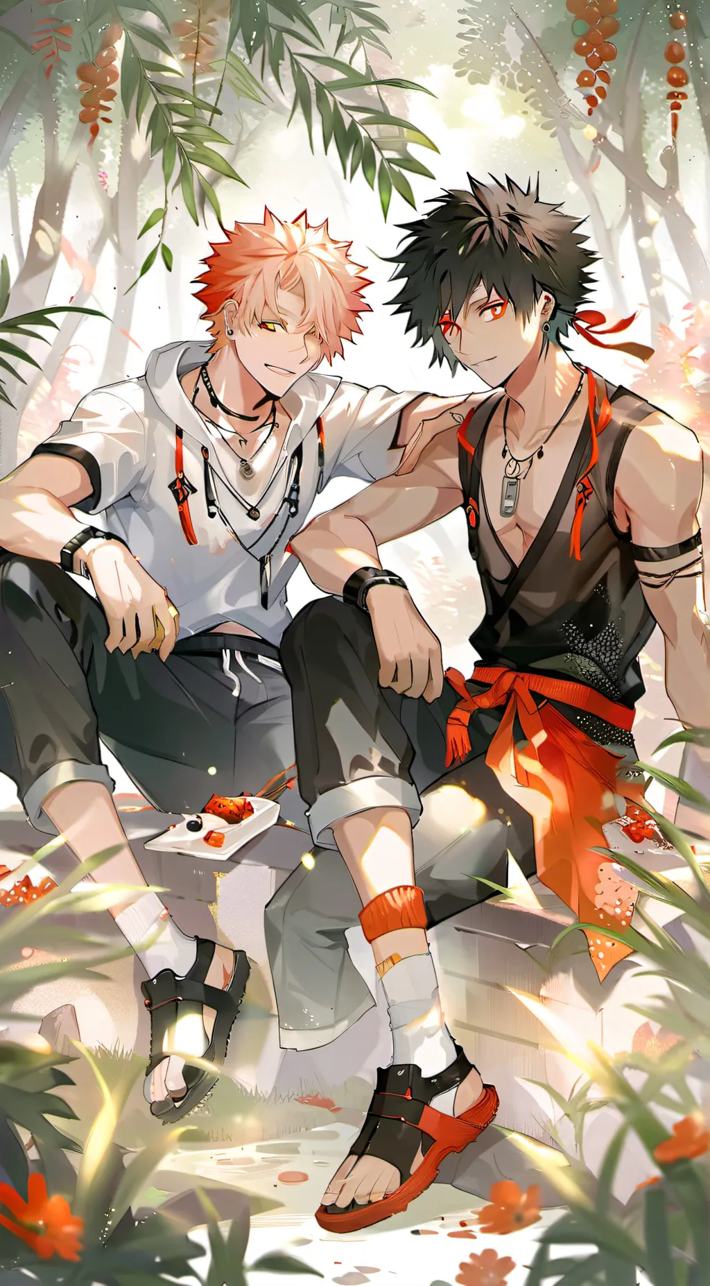 ai character: KiriBaku background