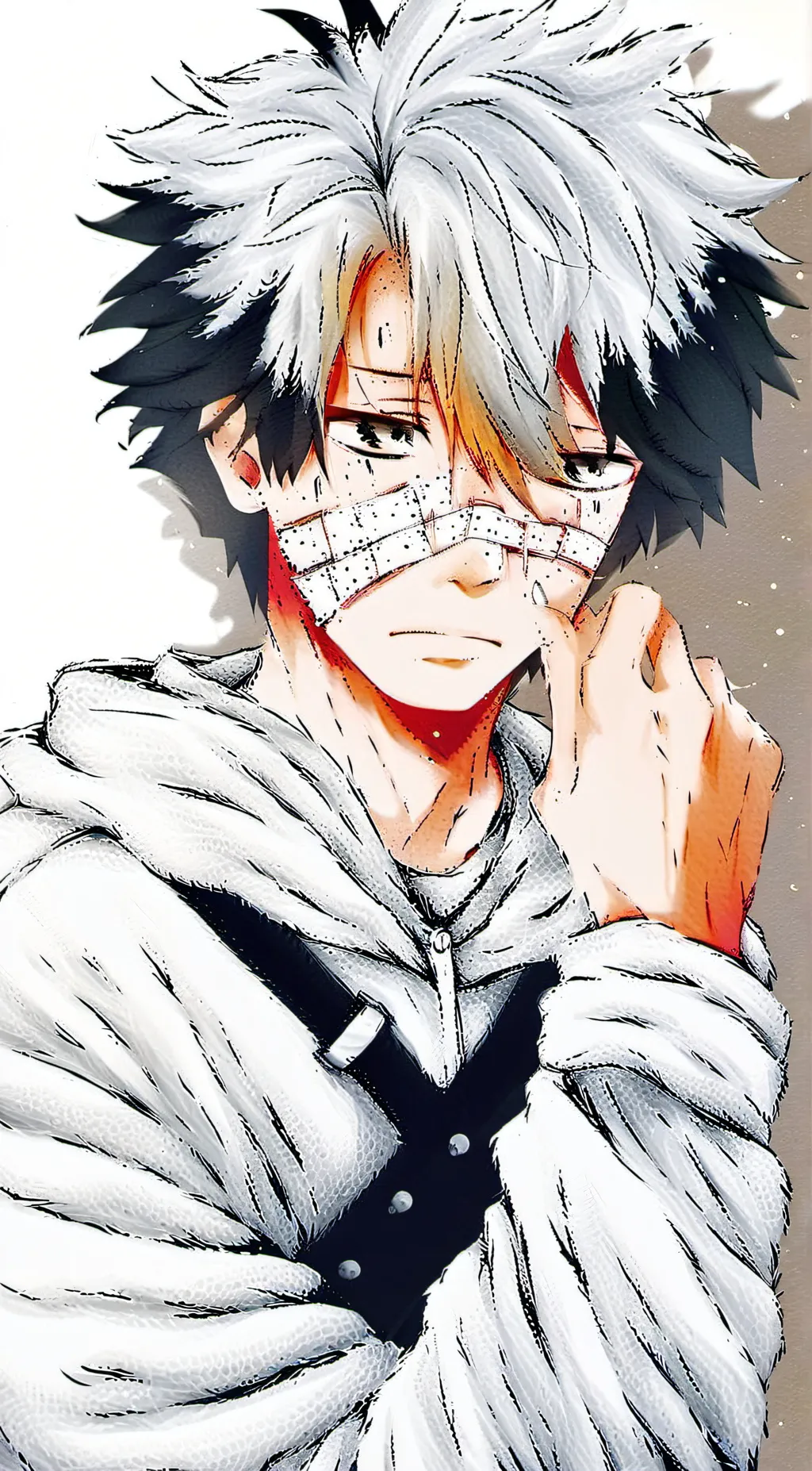 ai character: Kirishima  background