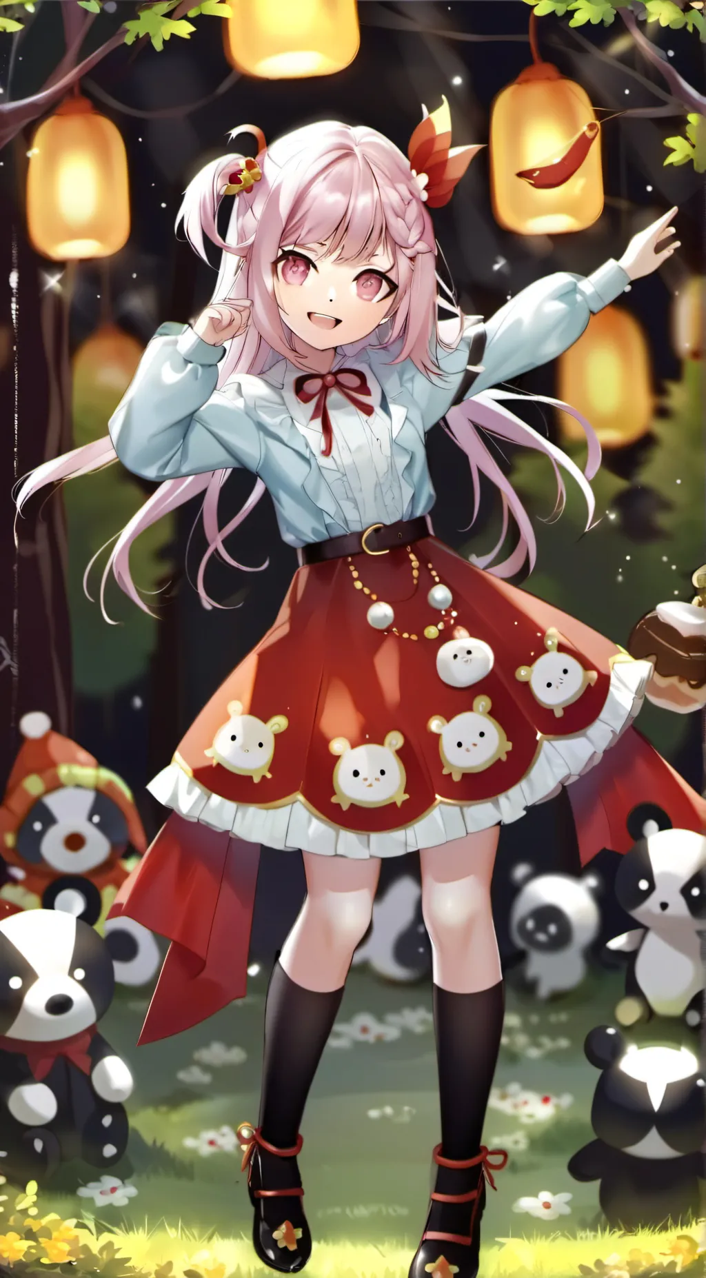 ai character: luna background