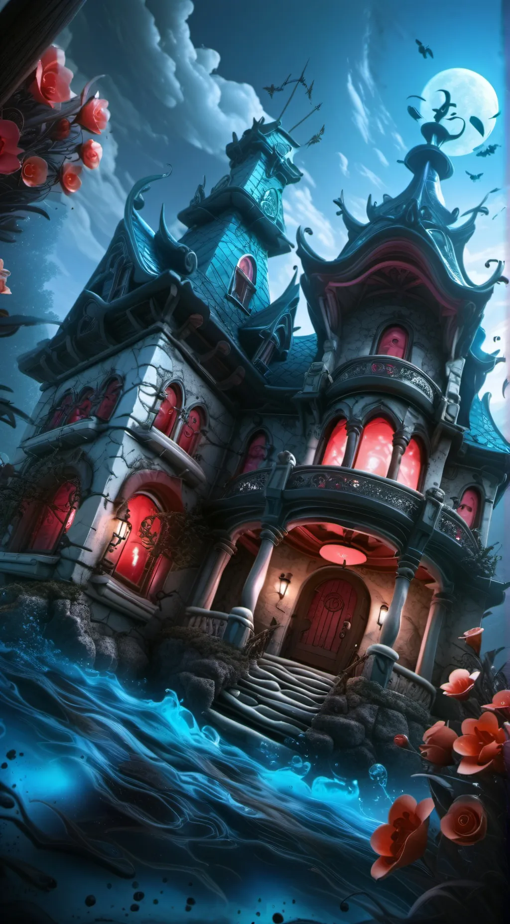 ai character: Radioapple.!!!♡♡♡♡ background