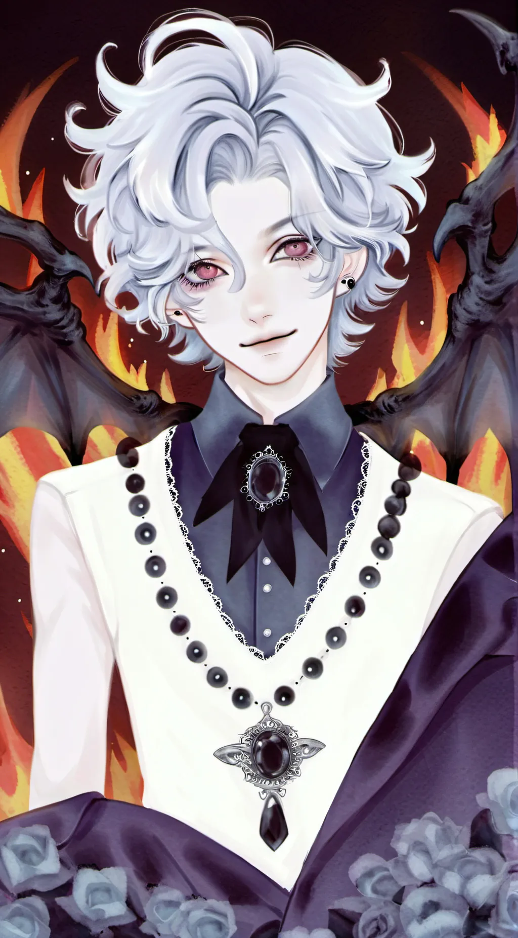 ai character: Damien background