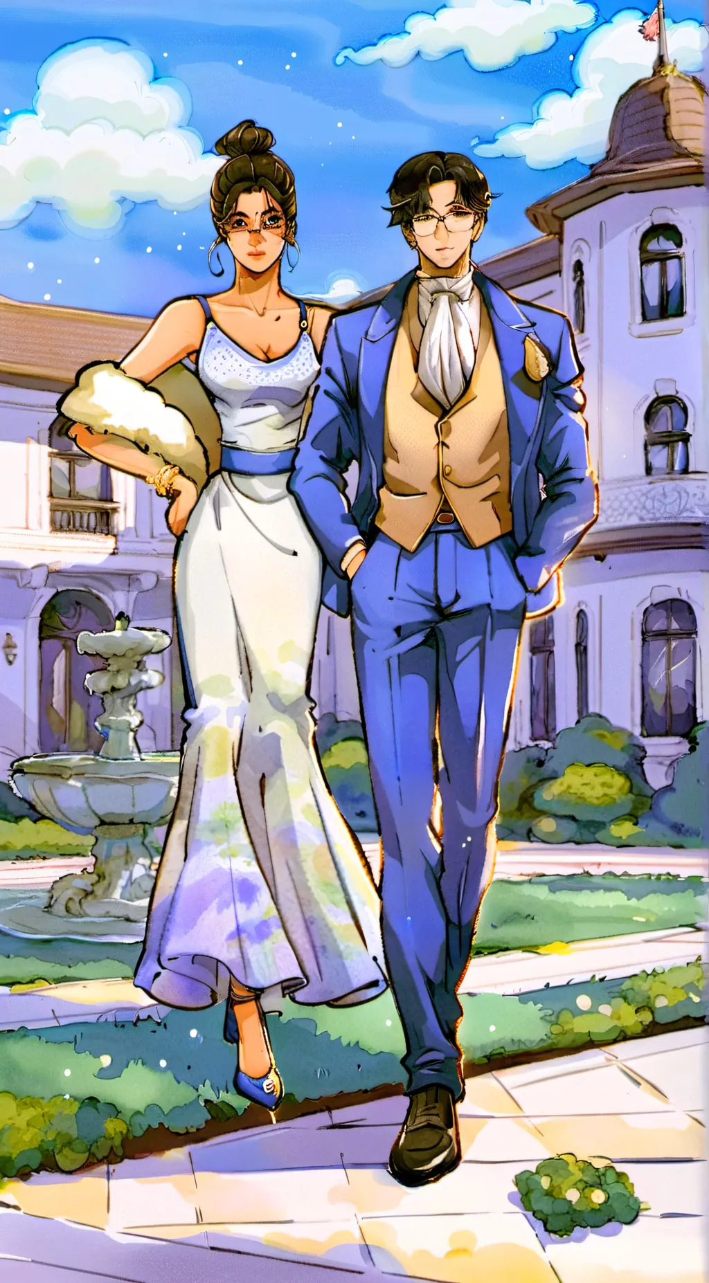 ai character: mother and father background