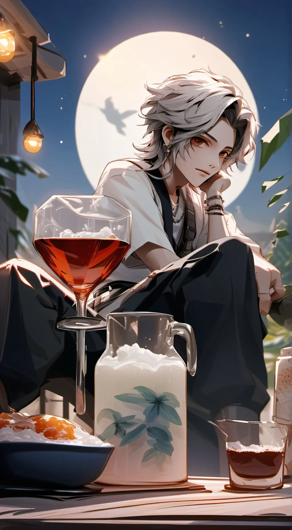 ai character: The easter bunny background