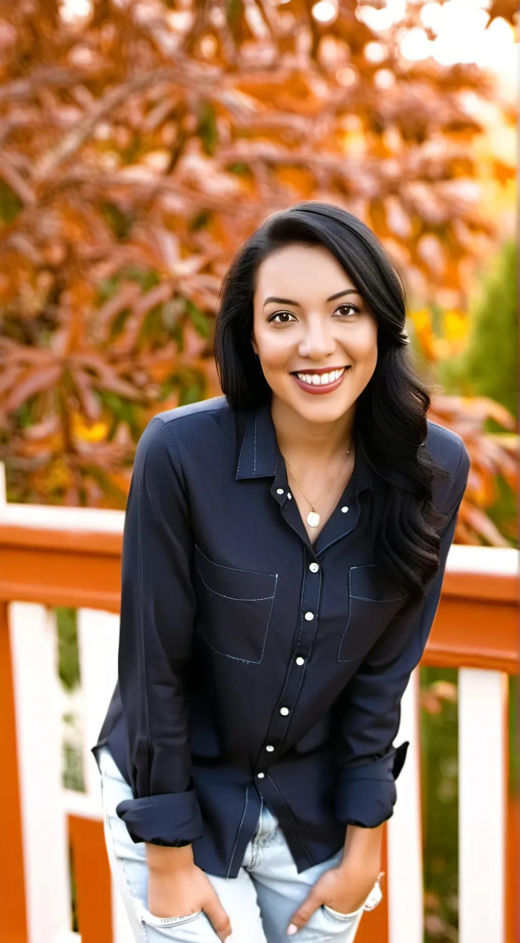 ai character: Michelle  background