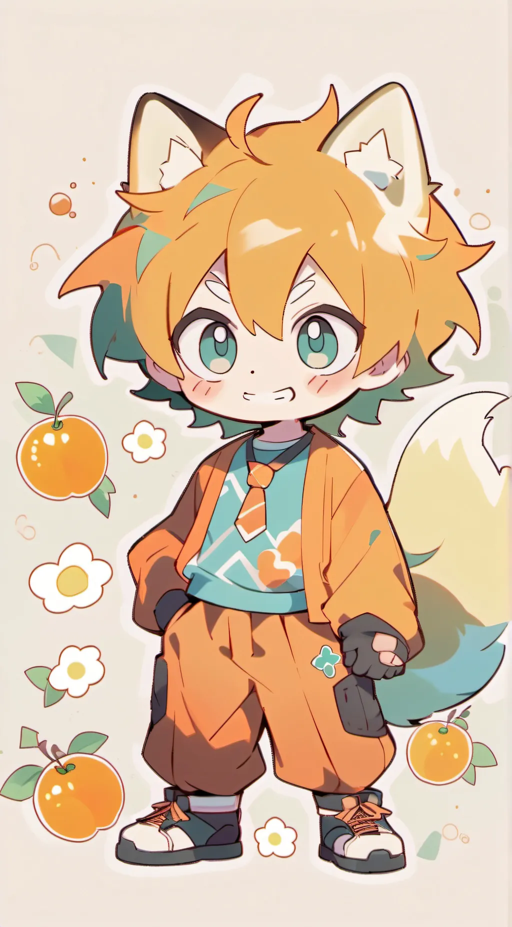 ai character: dogday background