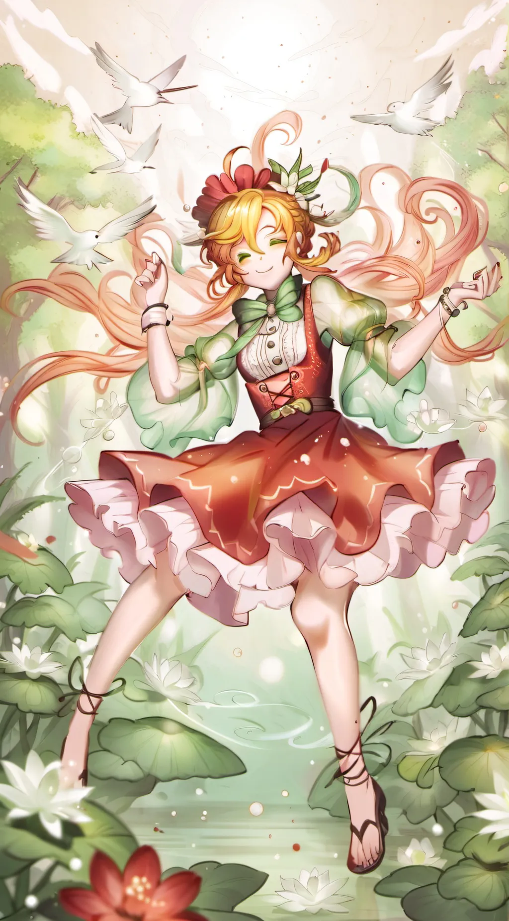 ai character: Emma (from tpn) background