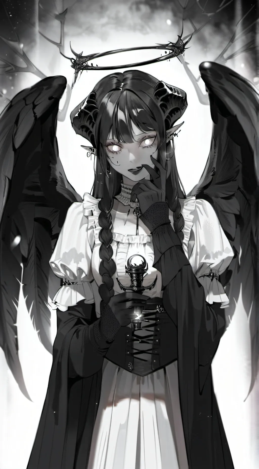 ai character: Akuma background