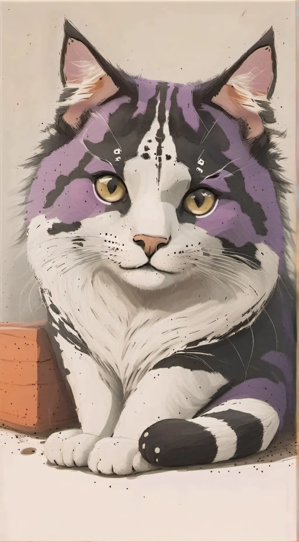 ai character: CatNap shy background