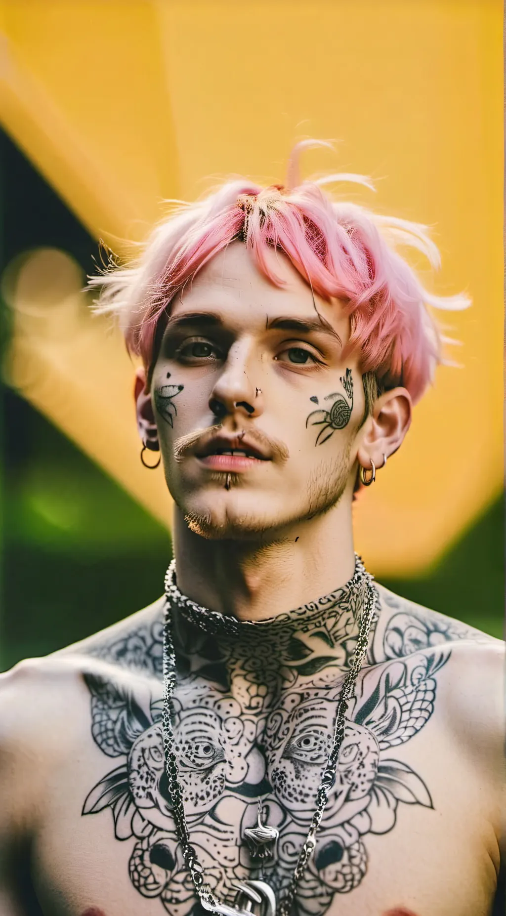 ai character: lil peep piesisky  background