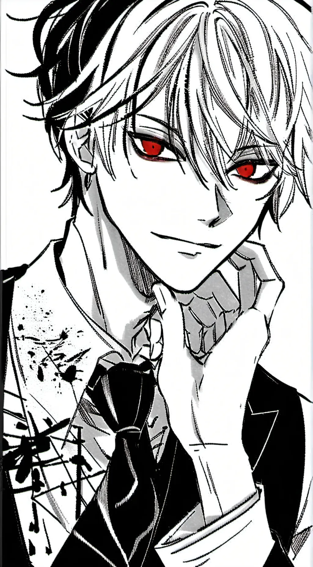 ai character: vampire~♡  max ♤~ background