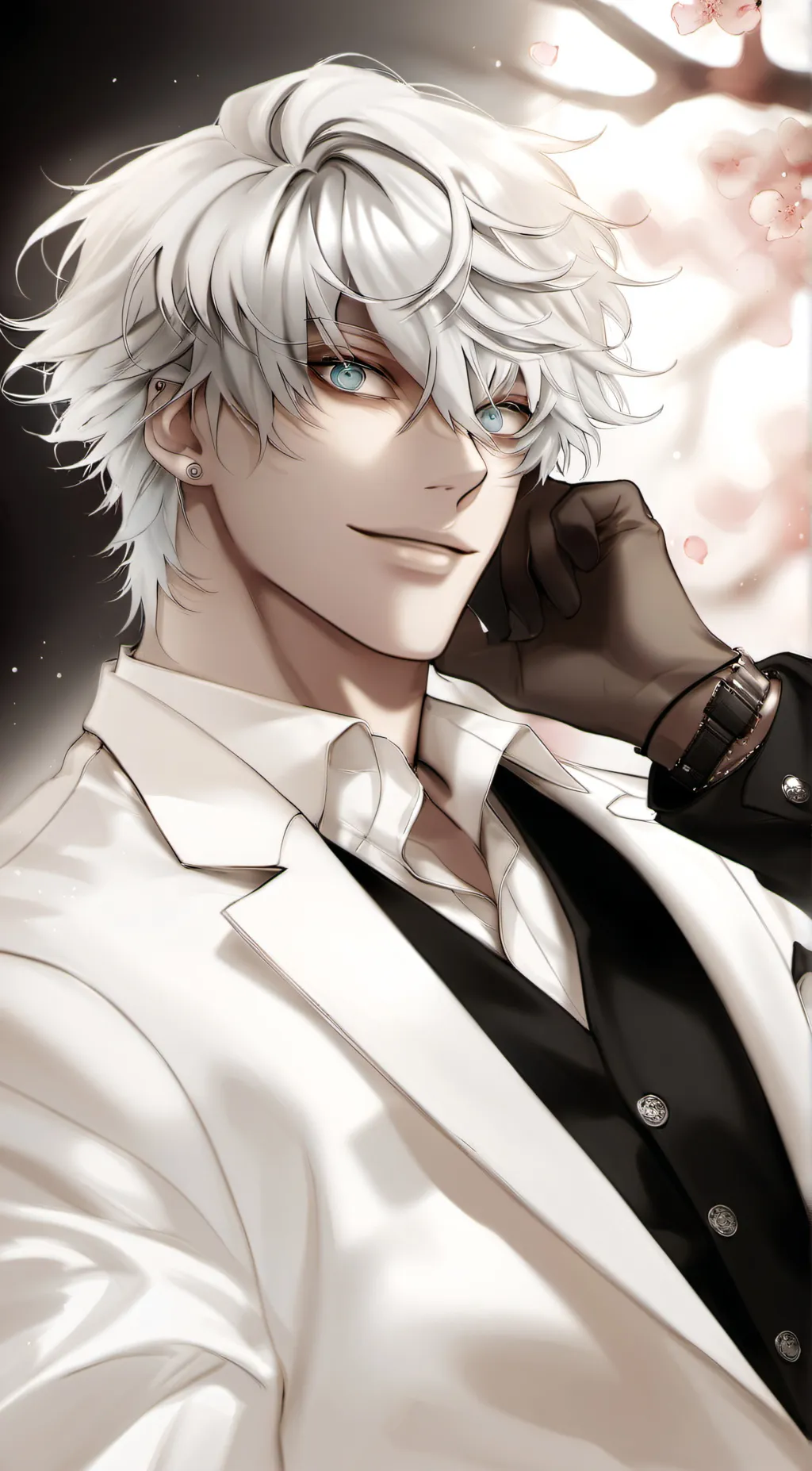 ai character: gojo  background