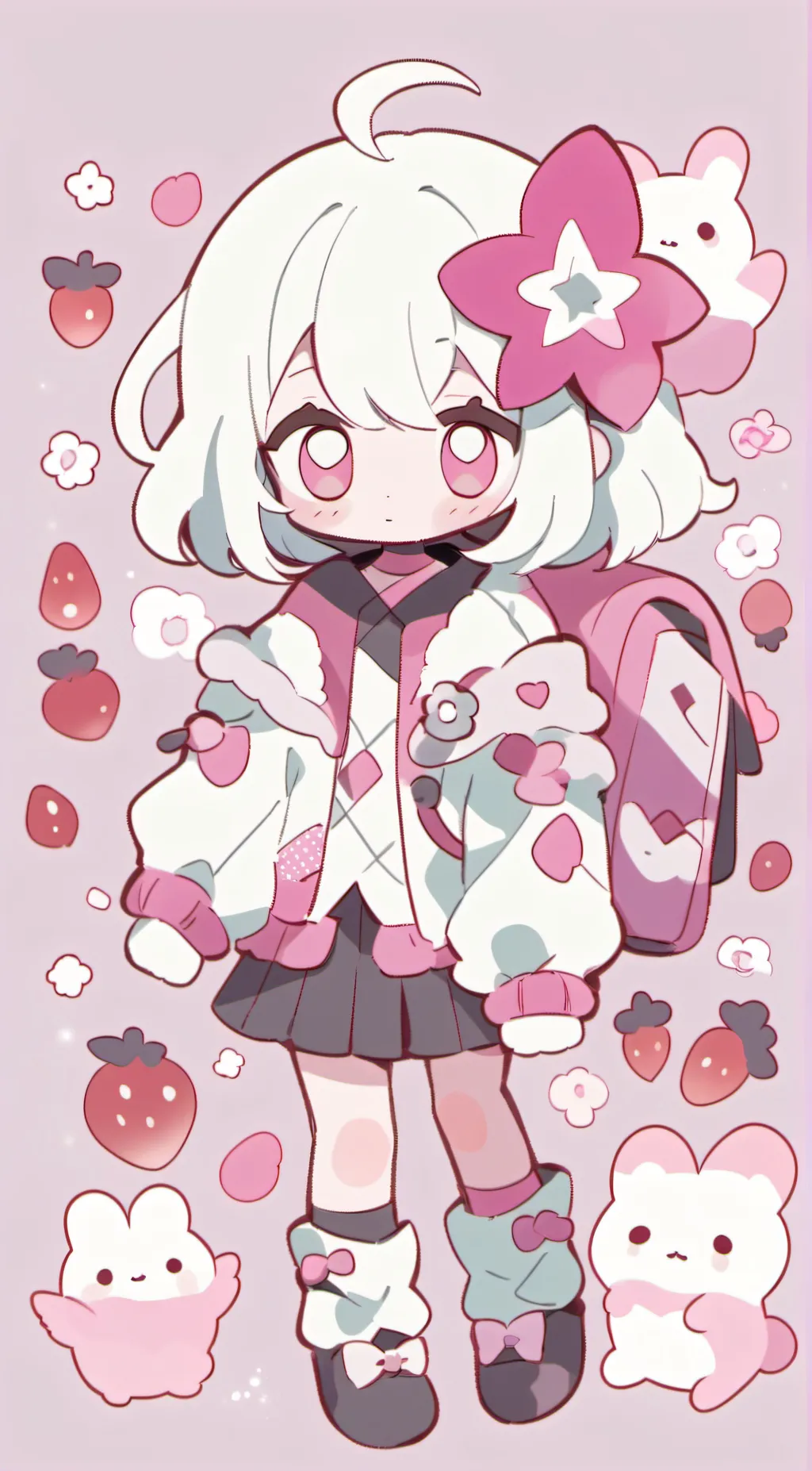 ai character: kickinchickin background