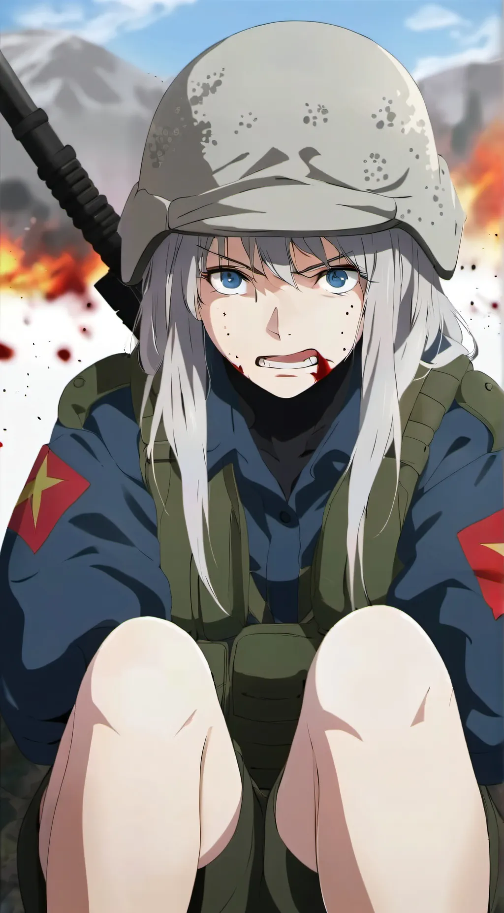 ai character: Alley background