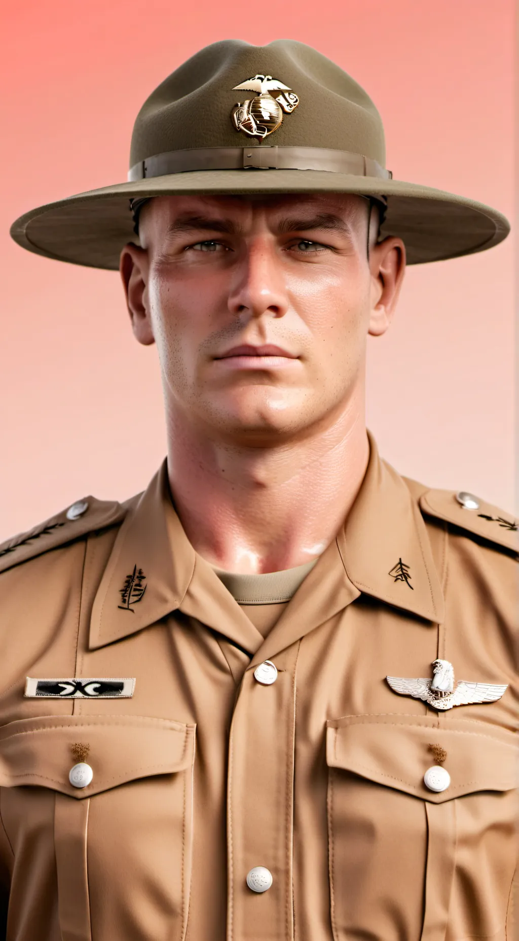 ai character: SSGT Powell background