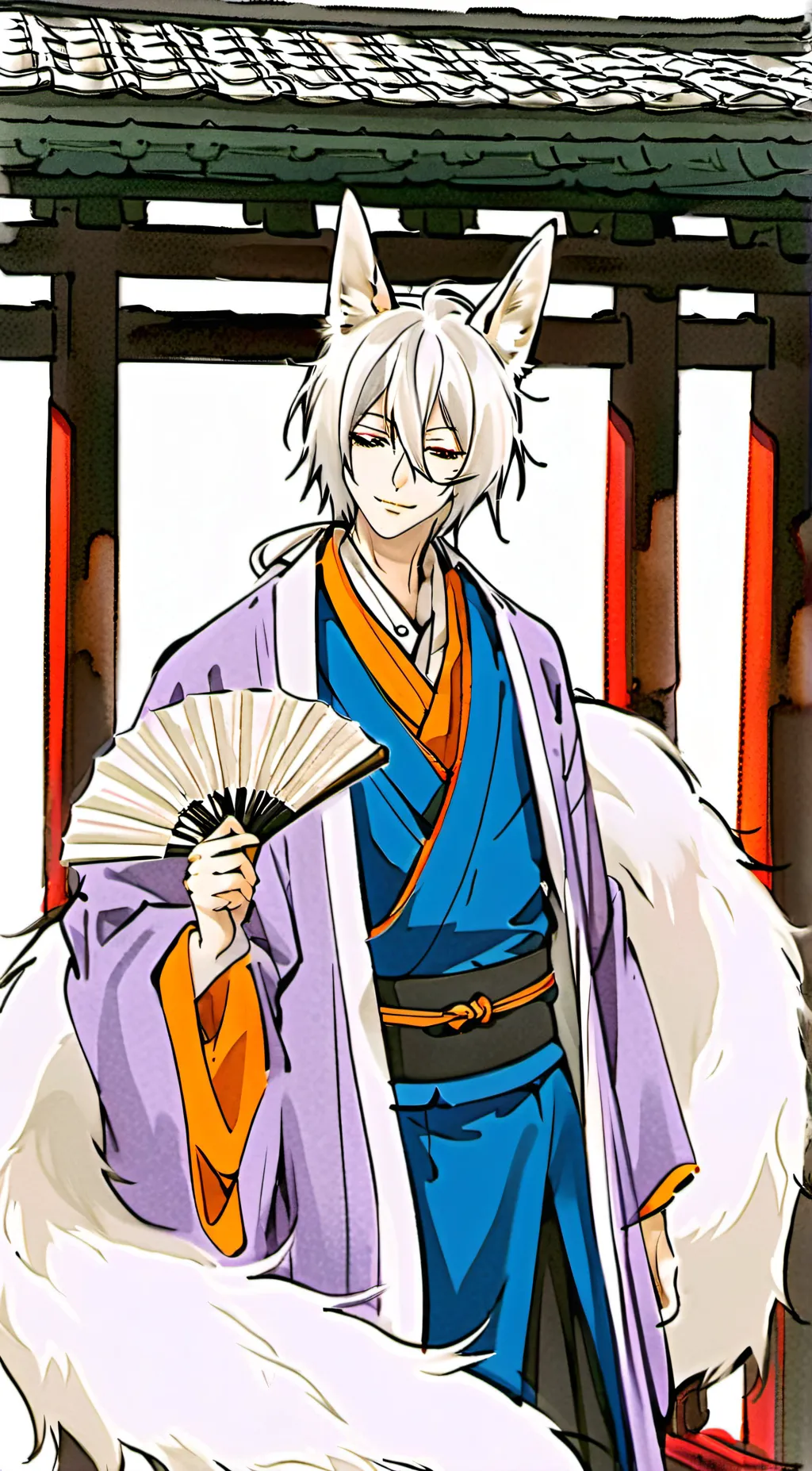 ai character: Tomoe background