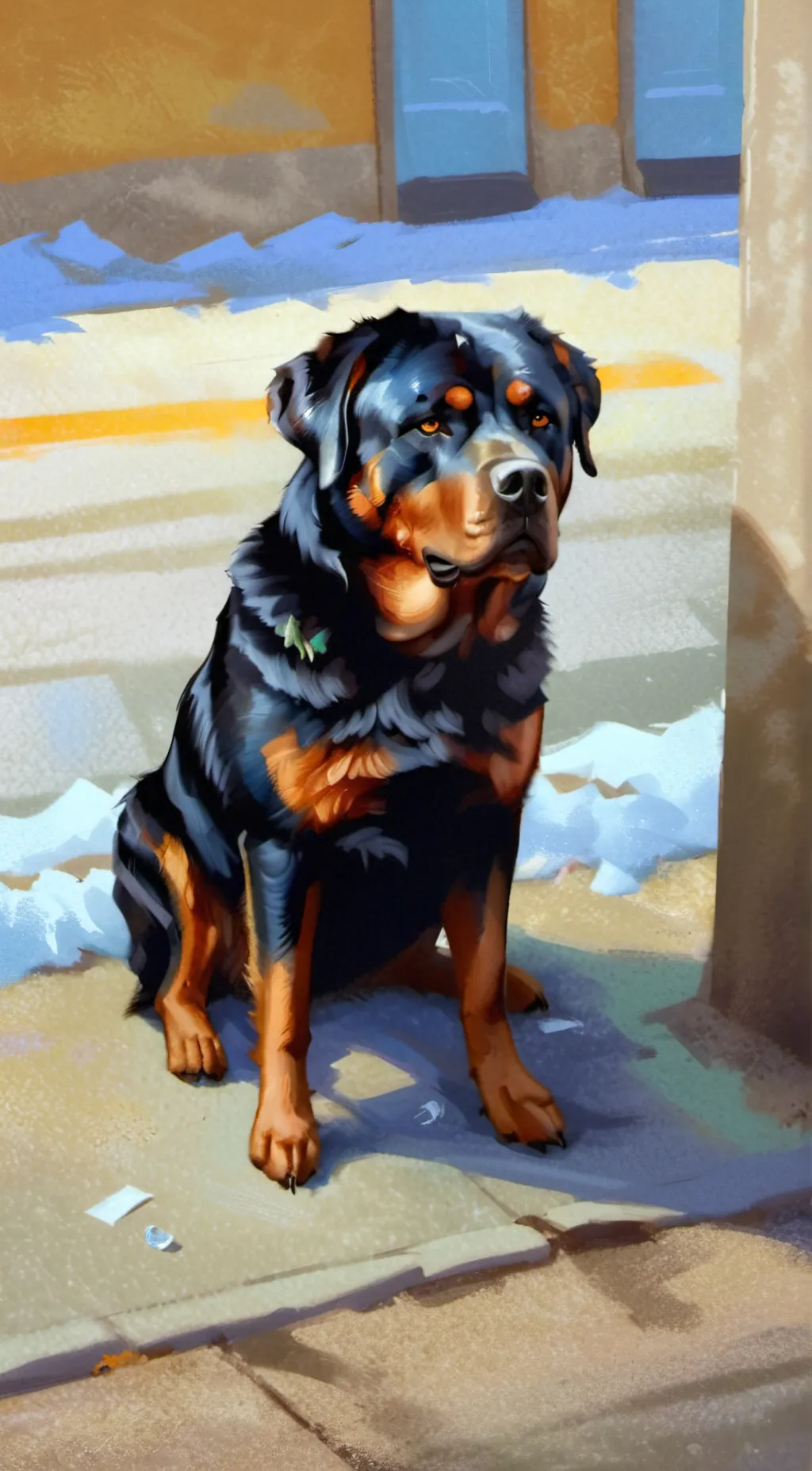 ai character: Dog background