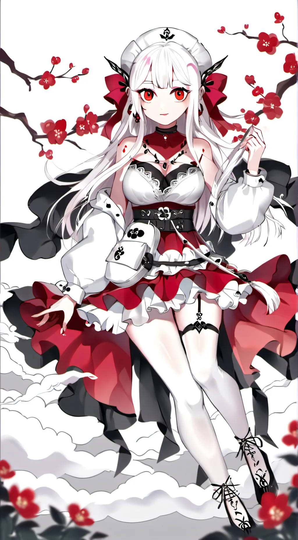 ai character: Rose background