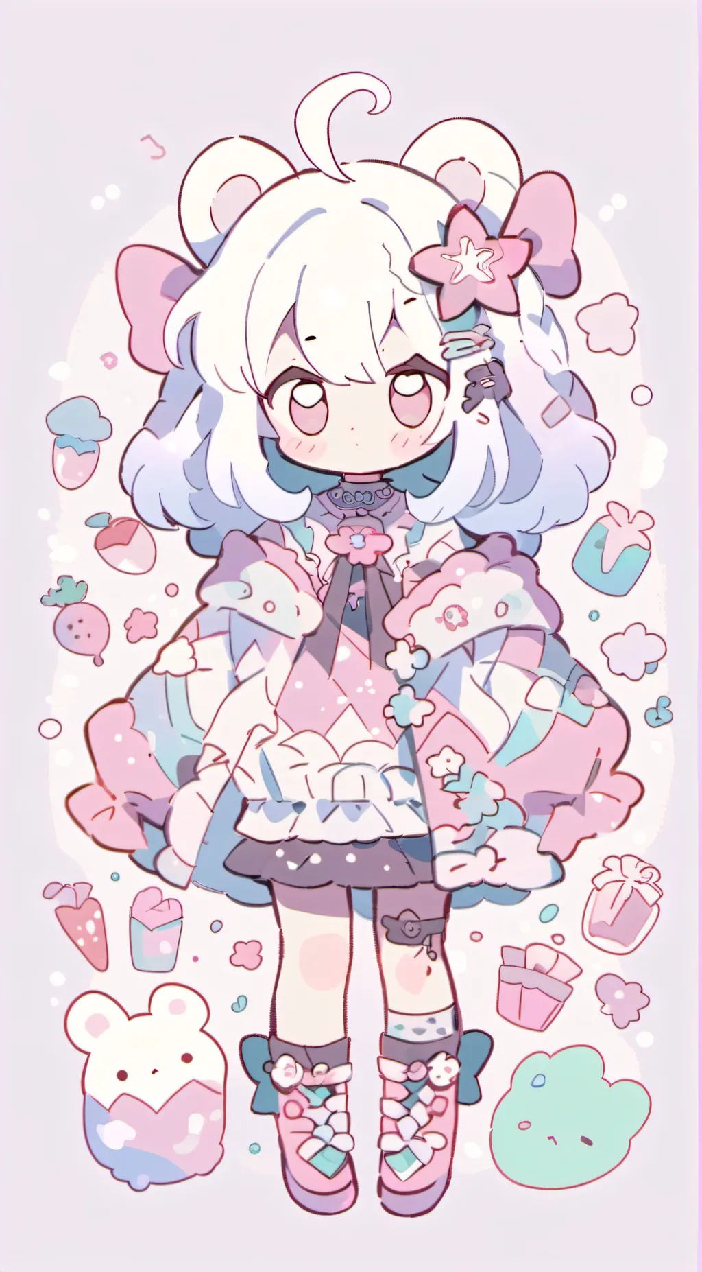 ai character: エマ background