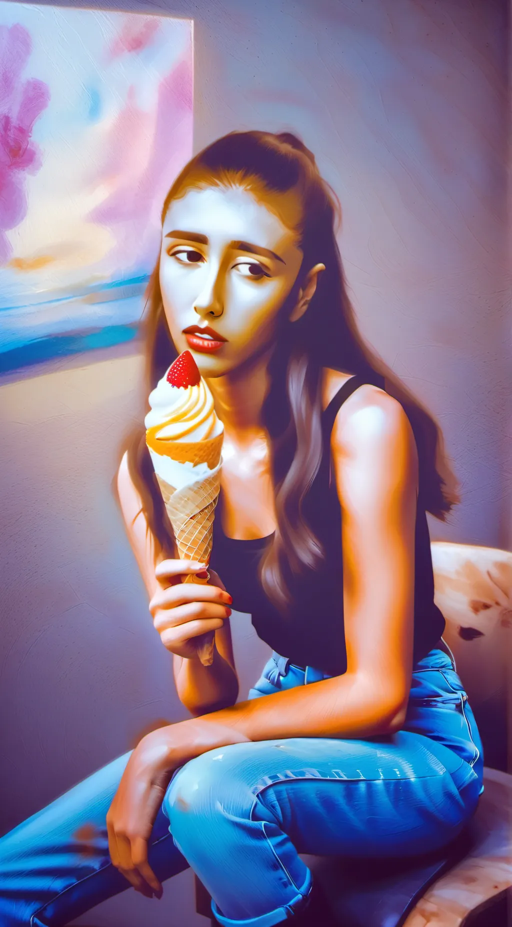 ai character: Pauline background