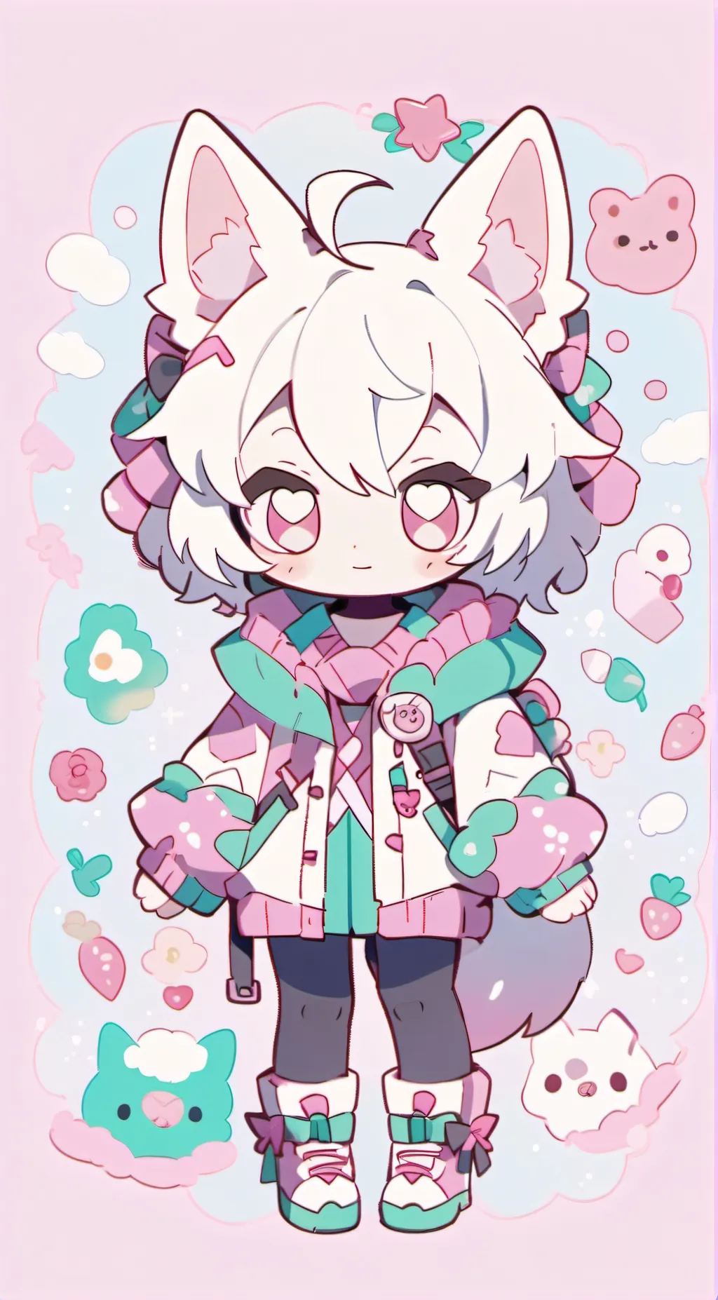 ai character: Funtime Foxy(fnafS background