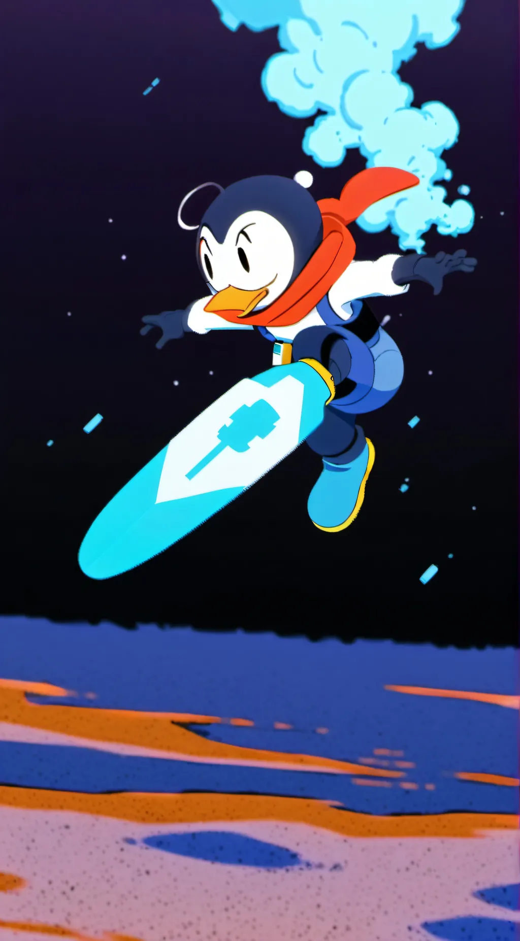 ai character: Billy bust up  background