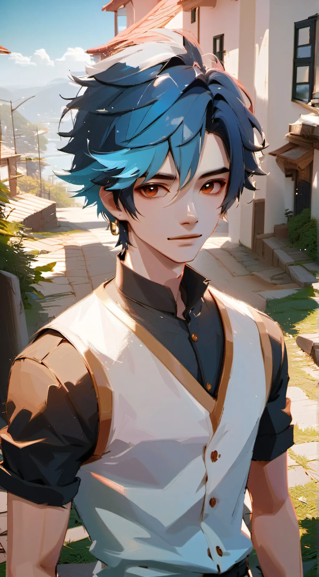 ai character: rizzler 911 background