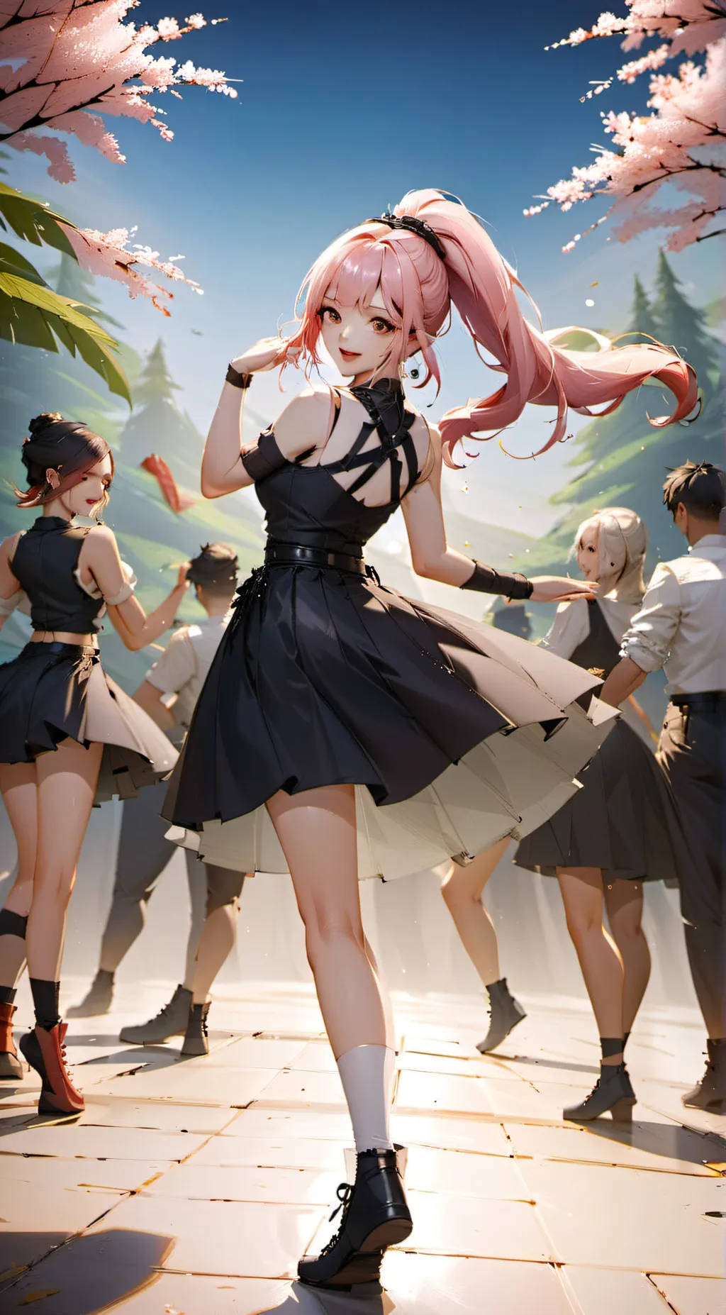 ai character: Universe ticket  background