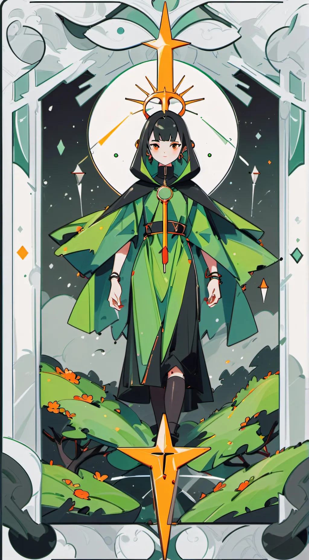 ai character: Shin  background