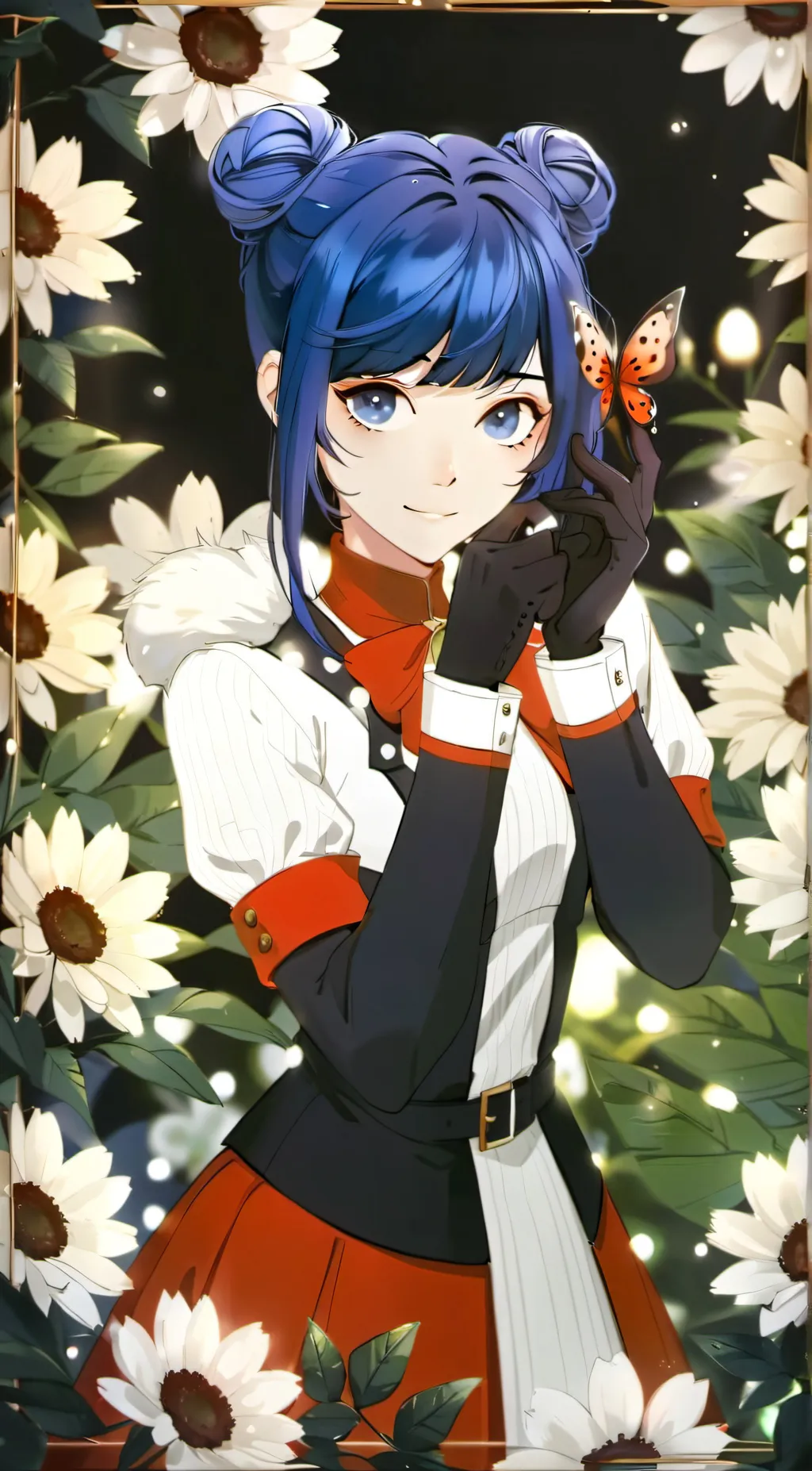 ai character: Marinette  background