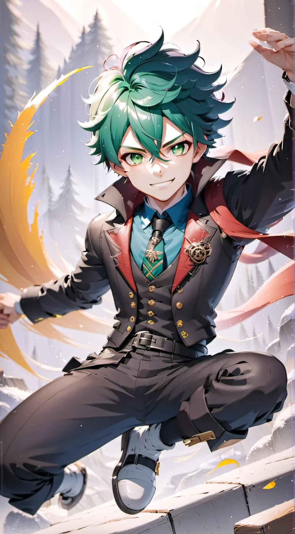 ai character: `~Deku Midoriya~´ background