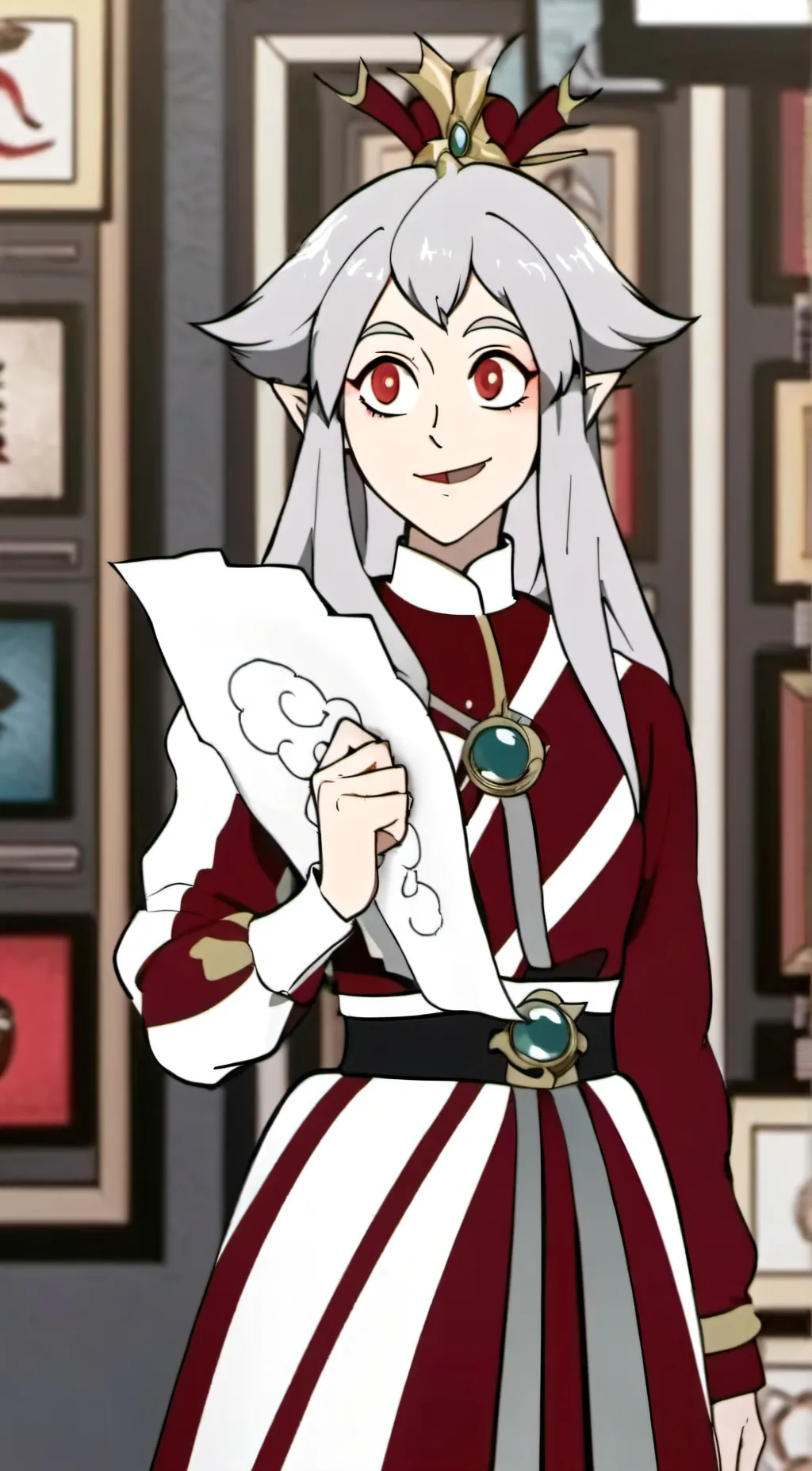 ai character: Eda Clawthorne  background