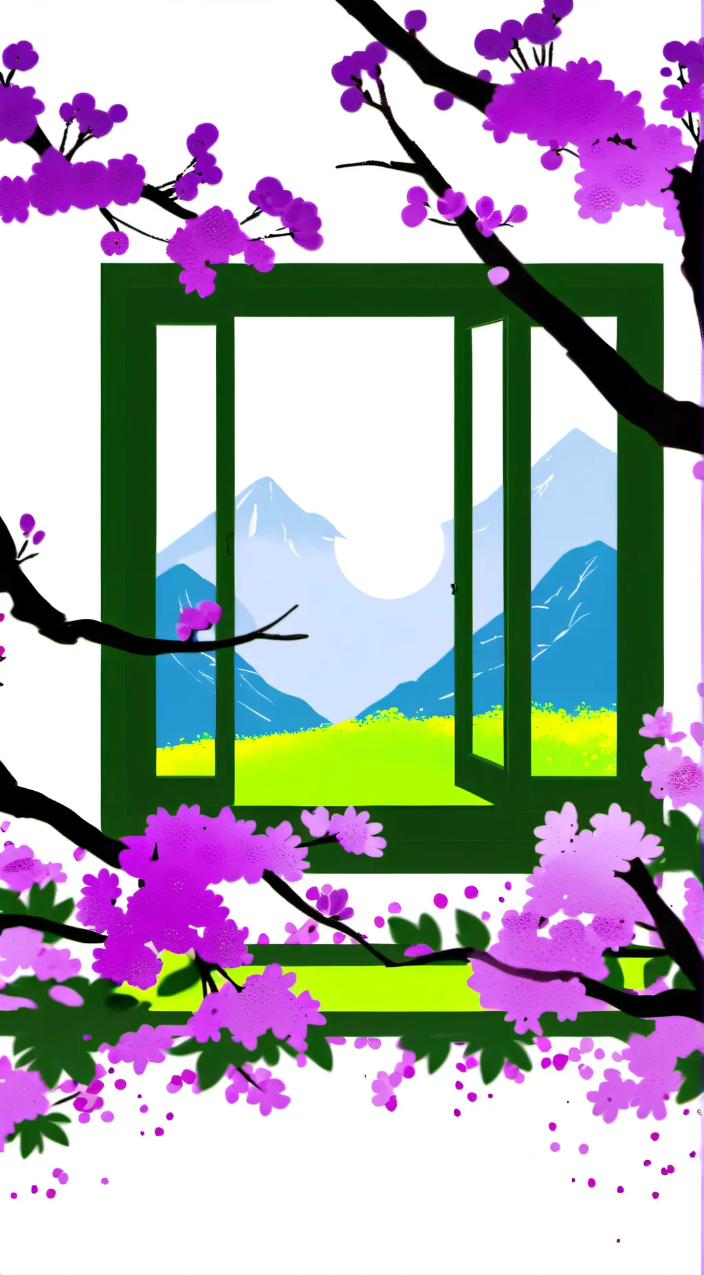 ai character: green background