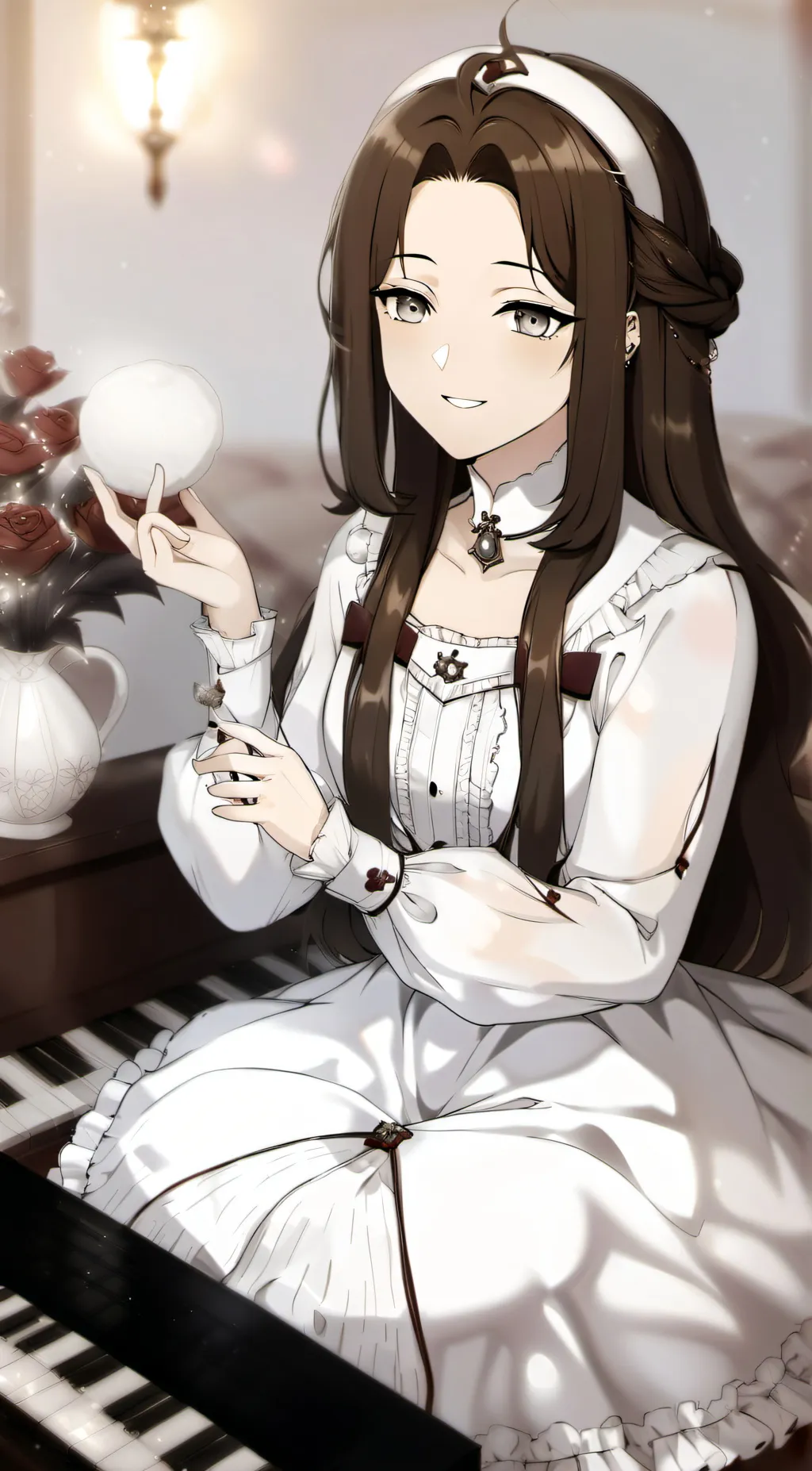 ai character: luna background