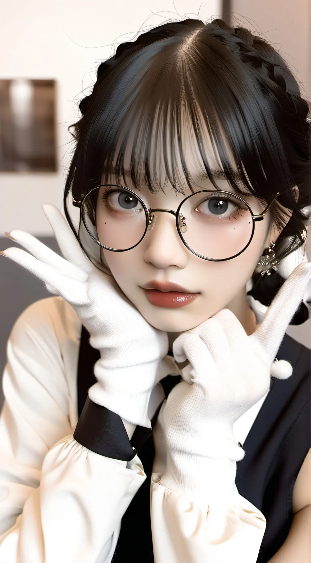 ai character: Moonee  background