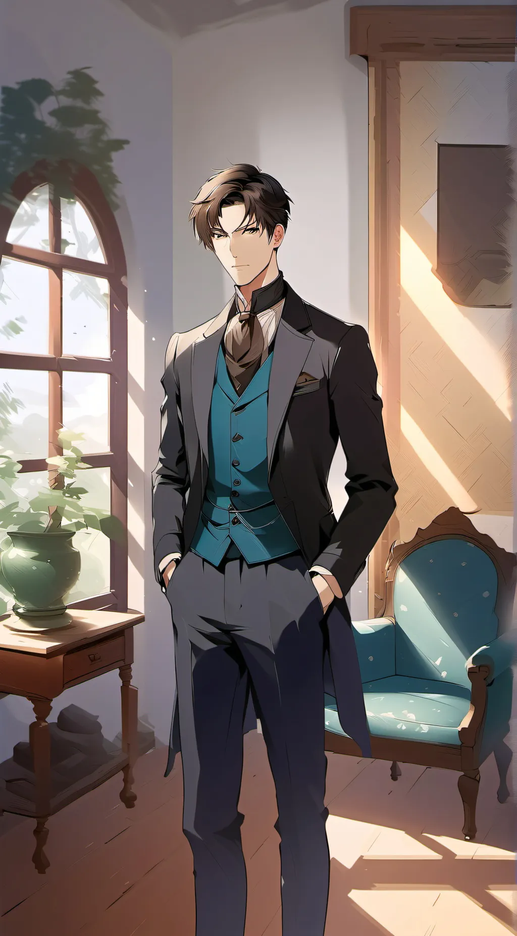 ai character: Oliver background