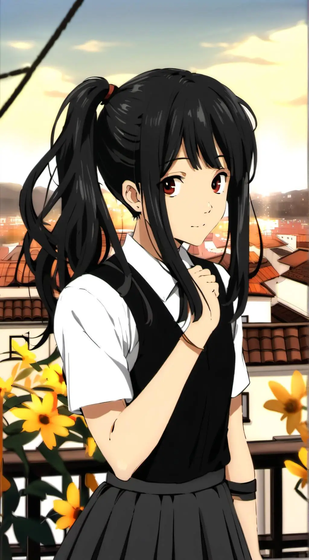 ai character: Shiho Suzui background