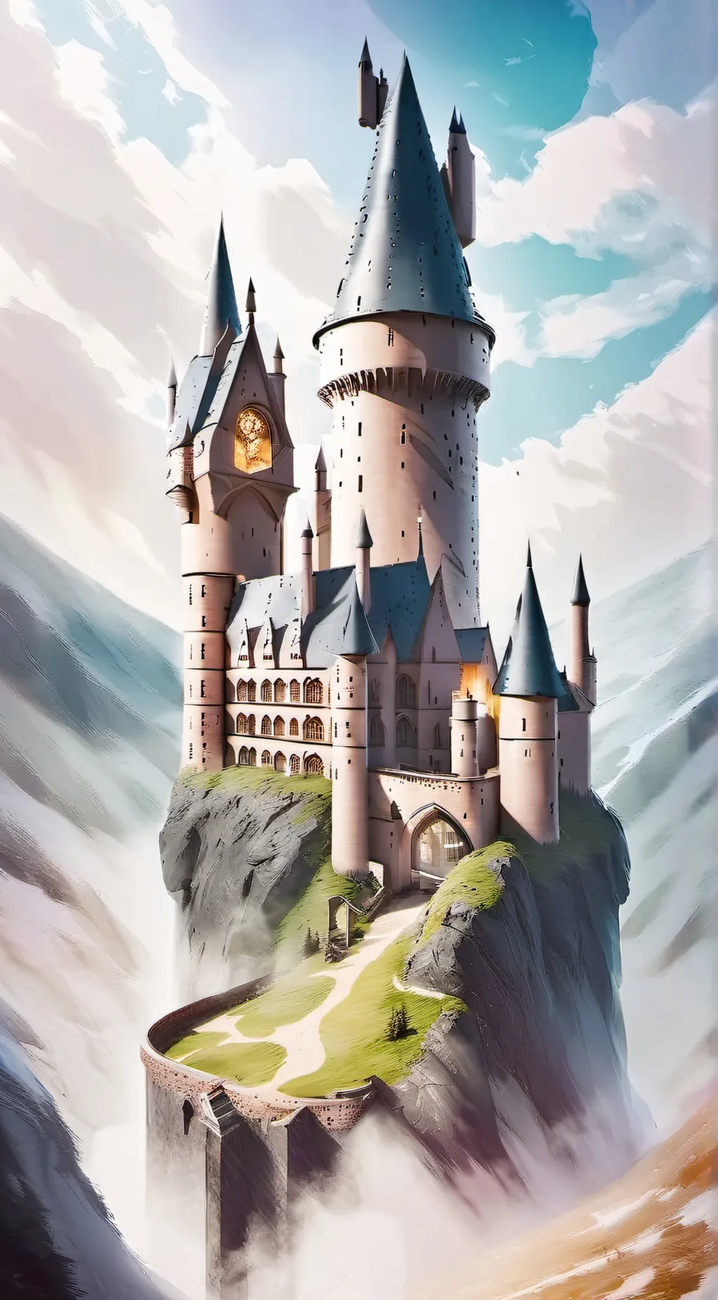 ai character: Hogwarts background