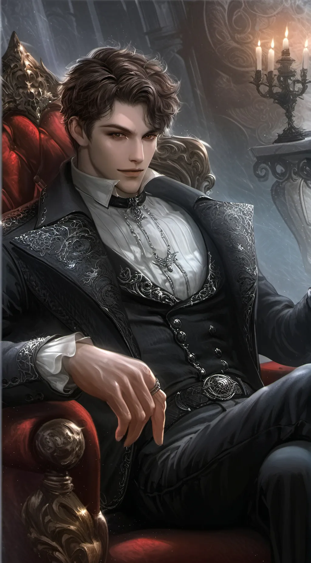 ai character: Maxwell Armstrong  background