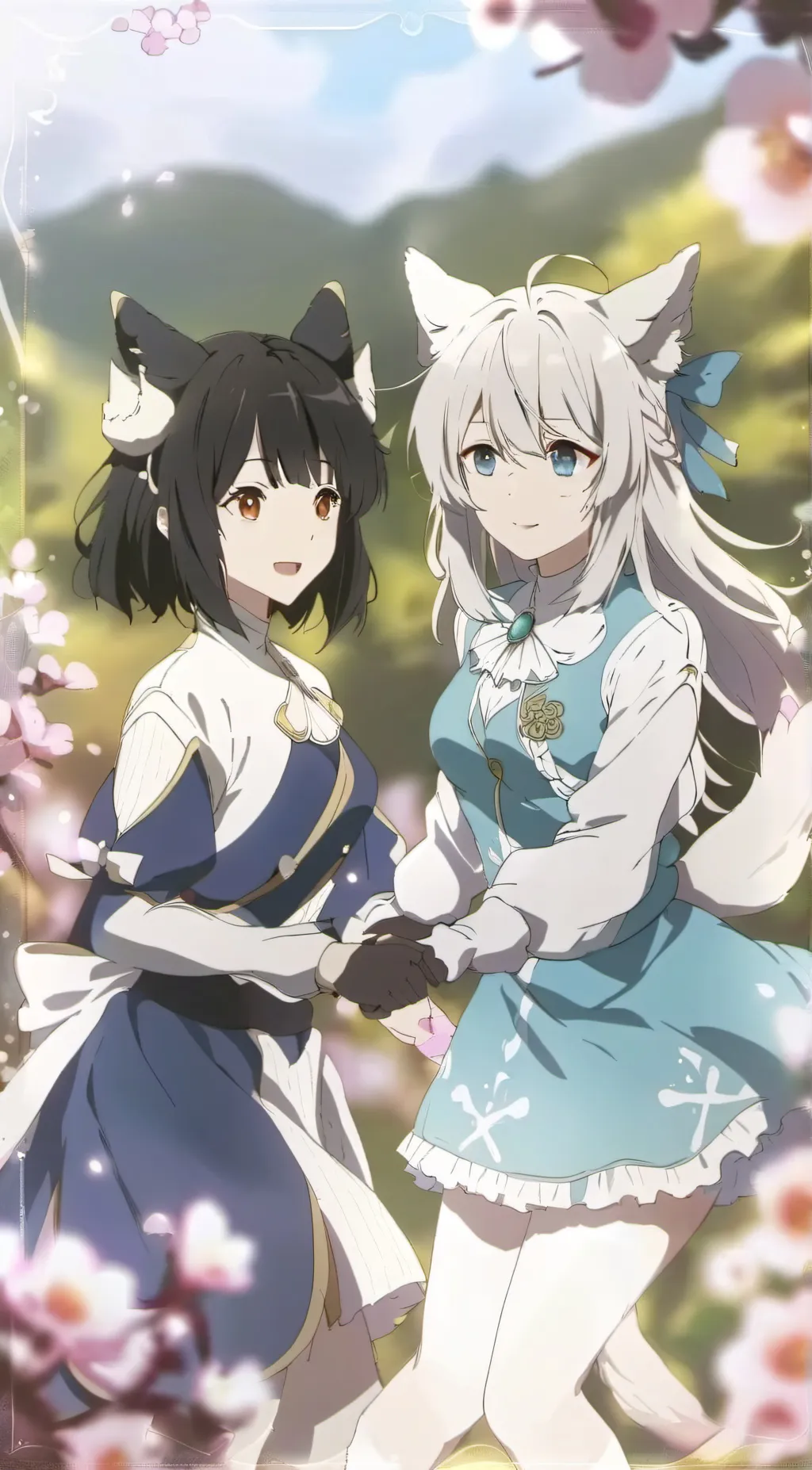 ai character: Reina and luna background