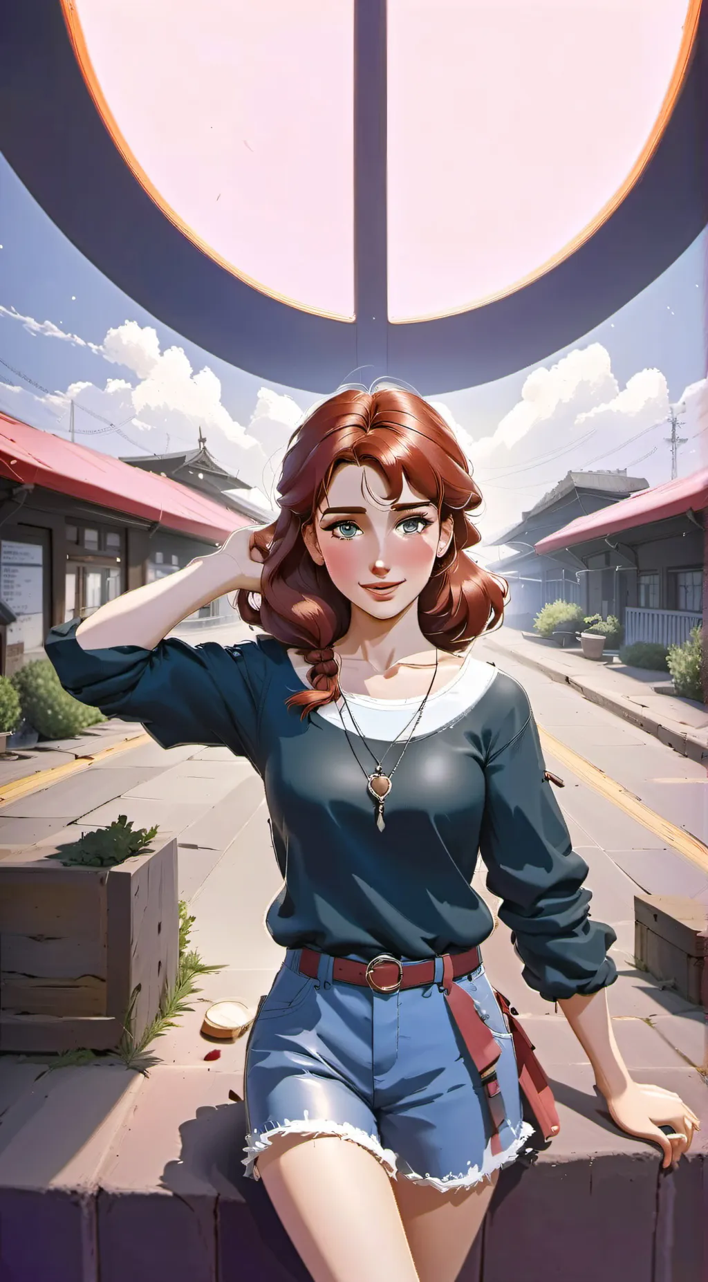 ai character: renny  background