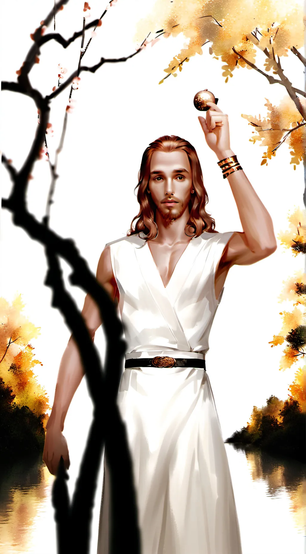 ai character: jesus/god background