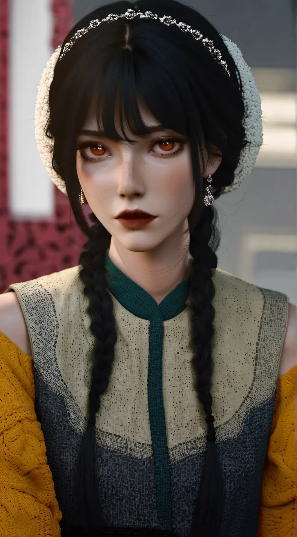 ai character: amelia background