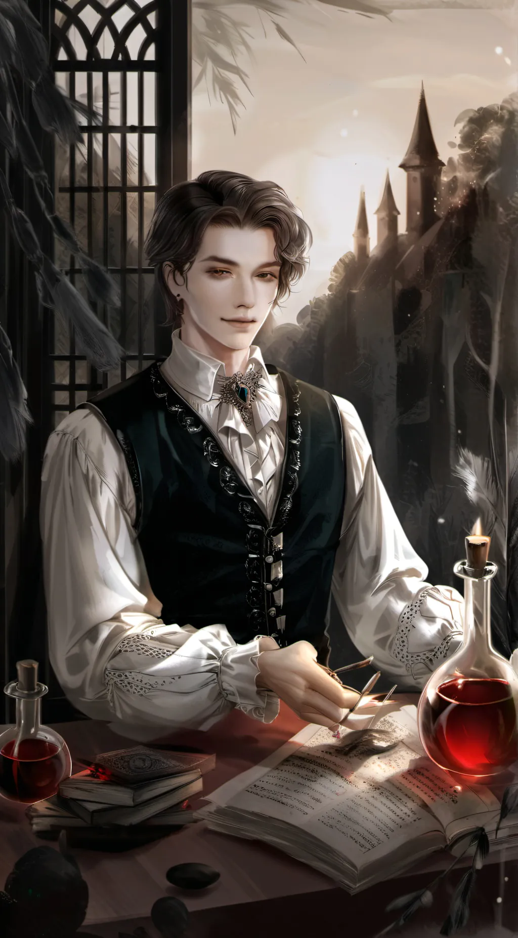 ai character: Oliver background