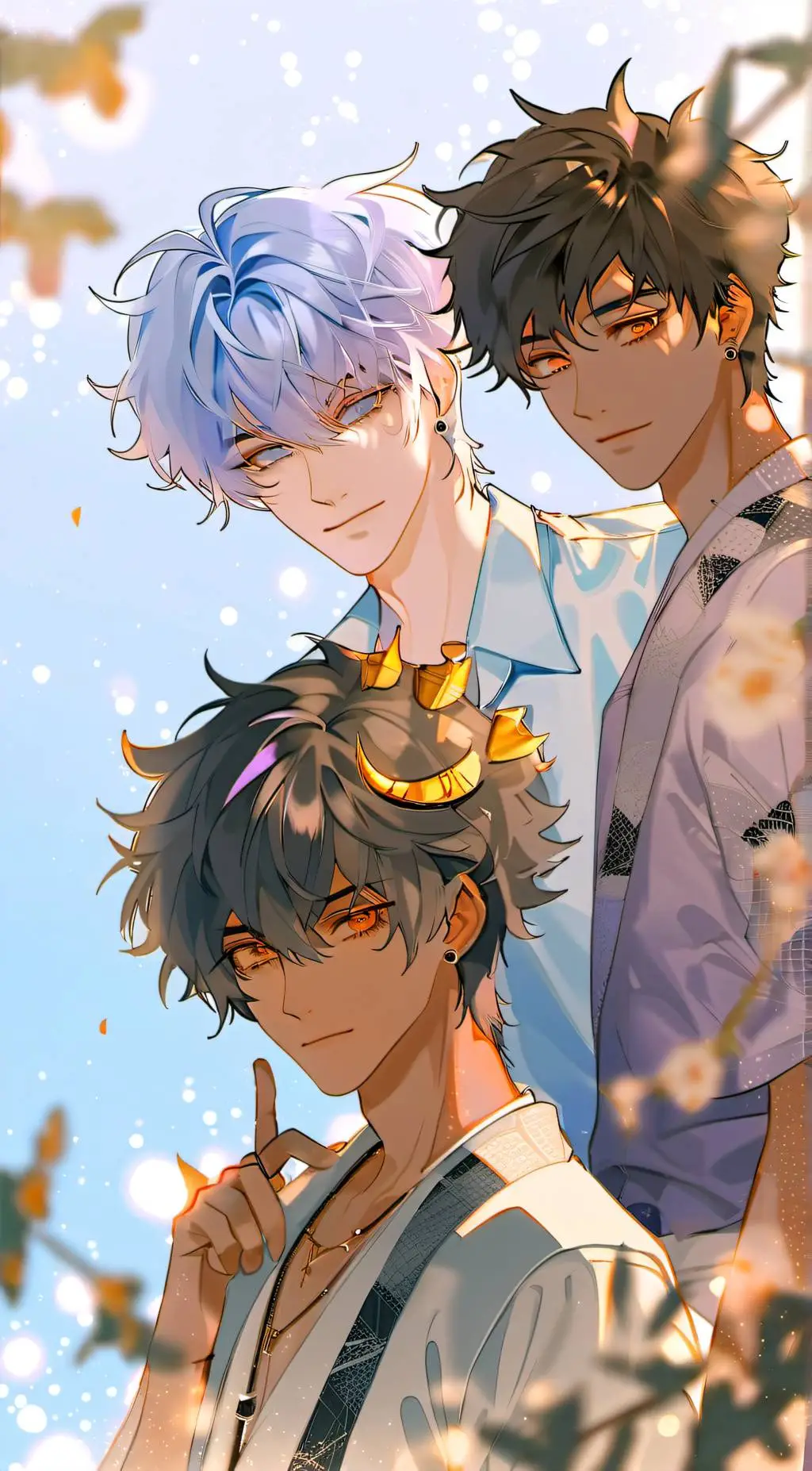 ai character: Kaiden,Ajax,TJ background